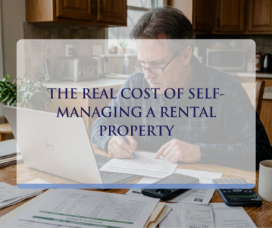 landlord calculating the cost of self managing a rental property